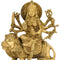 Brass Statue of Maa Durga Sherawali 9.50"