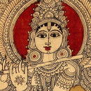 Lord Krishna as Gau Gopala - Cotton Kalamkari Painting