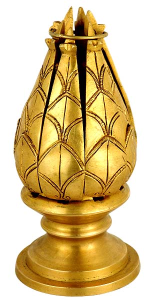 Twenty Four Tirthankaras in Lotus - Brass Statue