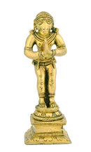 Disciple of Lord Rama 'Hanuman Ji' Brass Statue 4.5"