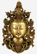Shri Tara Devi - Brass Wall Sculpture