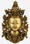 Shri Tara Devi - Brass Wall Sculpture
