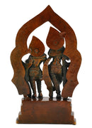 Radha Krishna Brass Statue