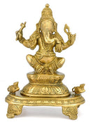 "Lord Vinayak" Brass Sculpture