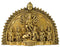 Goddess Durga - Brass Wall Plaque
