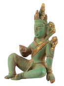 Devraja Lord Indra Antiquated Statue