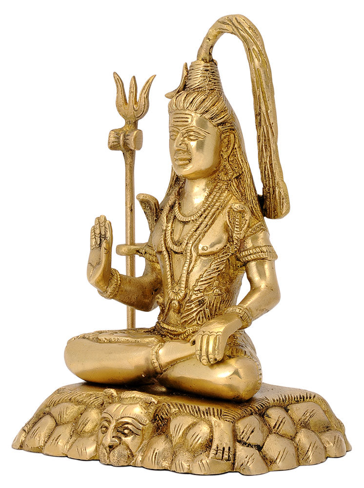 Lord Mahadev Shiva Brass Figurine