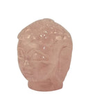 Head of Buddha Sakyamuni in Rose Quartz 2.3"
