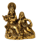 Lord Krishna with Radha as Gopica