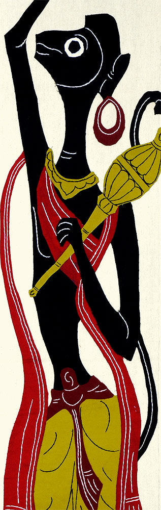 Beautiful Hanuman - Cotton Applique Work