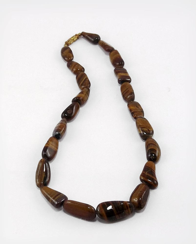 Golden Path - Tiger Eye Stone Necklece