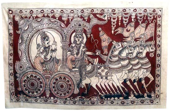 Blessed Arjuna-Indian Painting