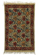 Warm Medley Transitional Floral Wool Area Rug