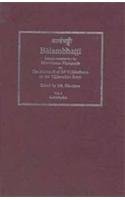 Balambhatti: Being A Commentary By Balambhatta Payagunde On The Mitaksara Of Sri Vijnaneswara On The Yajnavalkaya-Smriti In Sanskrit [Hardcover] J.R. Gharpure (Ed.)