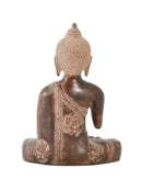 Brass Buddha Rustic Copper Finish Statue