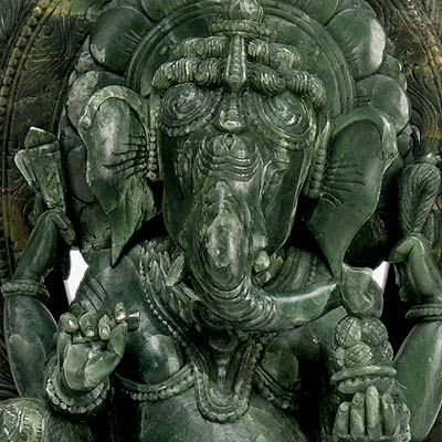 Benevolent Ganesha - Stone Sculpture