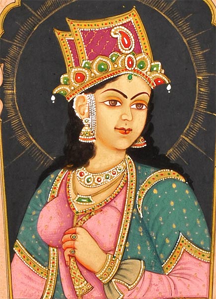 Mughal Queen - Fine Miniature Painting