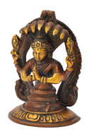 Patanjali Statue in Golden Brown Color Finish