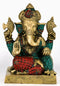 Mangal Rupa Ganesha - Brass Statuette 11"