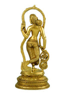 Standing Beauty - Brass Sculpture 17"