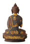 Ethnic Brass Buddha Golden Brown Finish