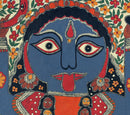 Devi Kali Maa Portrait - Mithila Folkart Painting