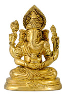 Devotee Ganesha Holding Shivalinga