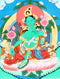 Green Tara - Hanging Scroll Painting