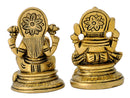 Brass Lakshmi Ganesha Statue