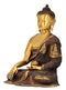 Eternal Buddha - Antiquated Brass Sculpture