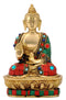 Blessing Buddha Statue with Stones