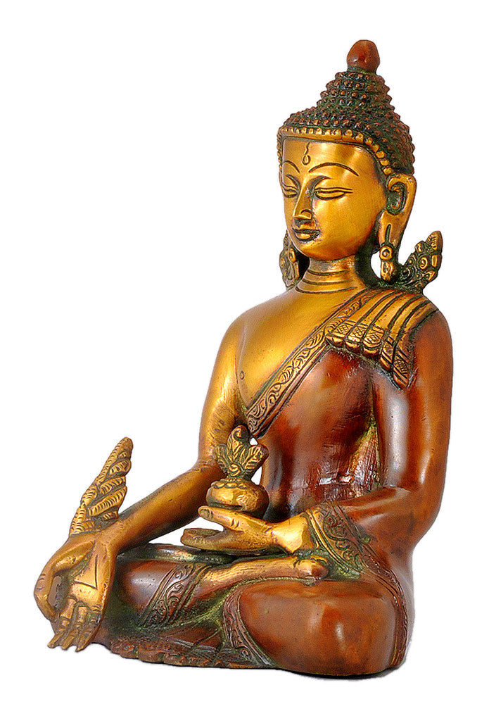 Earth Touching Medicine Budha Statue