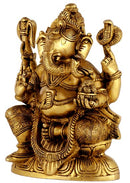The Lord of Ganas - Brass Sculpture