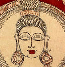 Gracious Buddha - Cotton Kalamkari Painting 37"