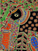 Baby Krishna Drinking Milk of Motherly Cow 22"