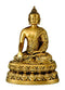Ashtamangala Buddha - Eight auspicious symbols carved on his robe 13"