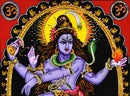 The Cosmic Dancer 'Nataraja' Cotton Painting