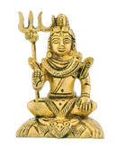 Lord Mahadev Shiv - Miniature Brass Statue