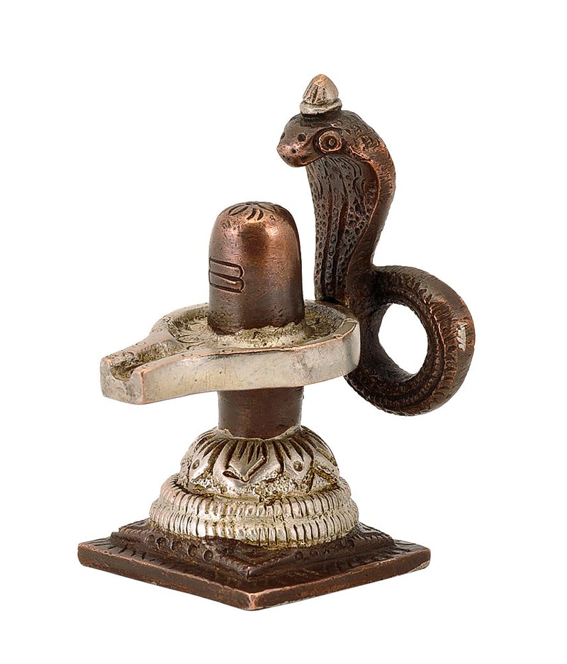 Lord Shiv Shankar Brass Shivling 3.25"