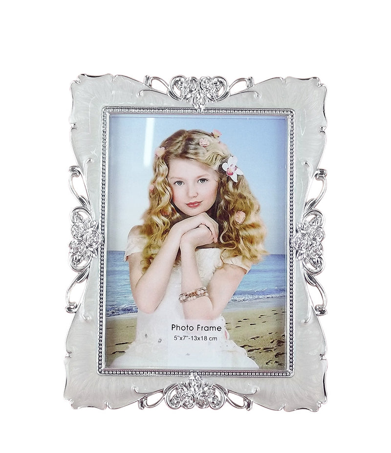 Acrylic Photo Frame in Pearl Silver Shade