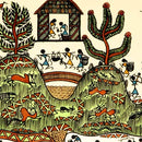 Village Life - Warli Painting