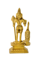 God Murugan Swami Miniature Brass Statue