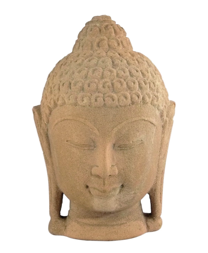 Hand Crafted Buddha Decorative Head - Fine Stone Carving