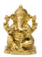 God Ganesh Brass Figure 6"