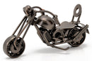 Hand Crafted Miniature Vintage Motorcycle