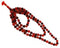Rudraksha and Carnelian Japa Mala