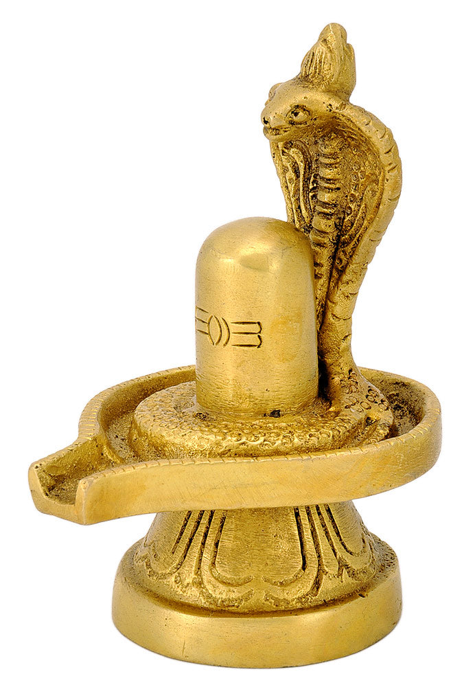 Shiva Lingam Brass Figure