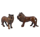Standing Lion Pair