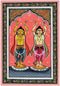 Shri Gaur Nitai - Patachitra Painitng