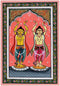 Shri Gaur Nitai - Patachitra Painitng